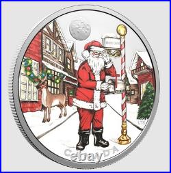 2025 Canada Dear Santa Glow In The Dark $20 99.99% Pure Silver Coin