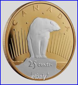 2025 Canada Lost Designs #3 Polar Bear 25 cent 2 oz silver- Masters Club