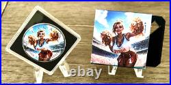 2025 Canada Maple Leaf Cheerleader Edition 1 oz Silver Colorized BU Coin 2025 Canada Maple Leaf Cheerleader Edition 1 oz Silver Colorized BU Coin