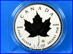 2025 Canada, Maple Leaf, Diamond Dust & 24 K Gold in OGP with COA