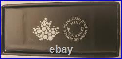 2025 Canada SNOWFLAKE 1oz Pure Silver Proof $20 Coin with Crystal Insert