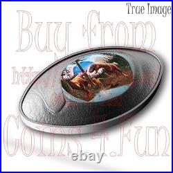 2025 Dinosaur Eye $20 1oz. Proof Pure Silver Curved Oval-Shaped Coin Canada