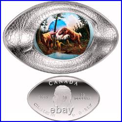 2025 Fine 1oz Silver Coin Dinosaur Eye Royal Canadian Mint Canadian Silver Coin