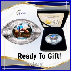 2025 Fine 1oz Silver Coin Dinosaur Eye Royal Canadian Mint Canadian Silver Coin