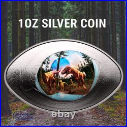 2025 Fine 1oz Silver Coin Dinosaur Eye Royal Canadian Mint Canadian Silver Coin