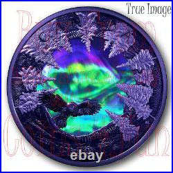 2025 Magic of the Northern Lights $30 Pure Silver Glow-In-The-Dark Coin Canada