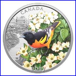 2025 RCM Colourful Birds Baltimore Oriole 1 oz. Fine Silver Coin
