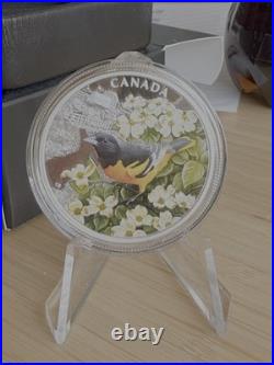 2025 RCM Colourful Birds Baltimore Oriole 1 oz. Fine Silver Coin