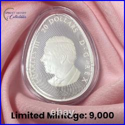 2025 Ukrainian 1oz Pysanka $20 Pure Silver Coloured Egg Coin Canada