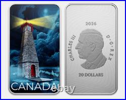 2026 $20 Haunted Canada Gibraltar Point Lighthouse 1 oz Pure Silver Coin