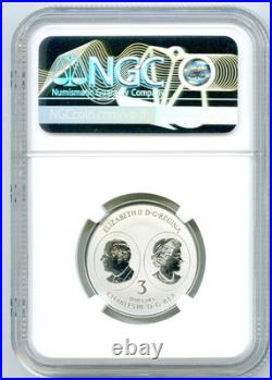 2026 $3 1/4 Oz Silver Canada Qeii Centenary Maple Leaf Ngc Pf70 Reverse Proof Fr