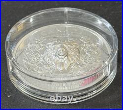 2026 68 Grams 9999 Silver Canada $50 Heraldic Lion Ultra High Relief Silver Coin