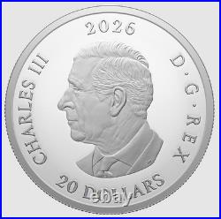 2026 CANADA TORNGAT MOUNTAINS NATIONAL PARK $20 1oz. 99.99% PURE SILVER COIN