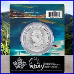 2026 CANADA TREASURED MAPLE LEAF WOLF PRIVY MARK 1oz. 99.99% PURE SILVER COIN