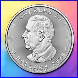 2026 CANADA TREASURED MAPLE LEAF WOLF PRIVY MARK 1oz. 99.99% PURE SILVER COIN