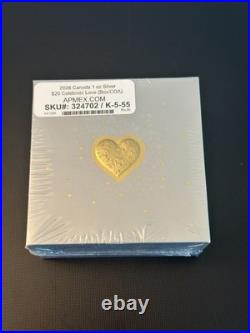 2026 Canada 1 oz Silver $20 Celebrate Love (Box/COA)