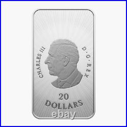 2026 Canada $20 CN Tower 1 oz Fine Silver Rectangular Glow Coin with BONUS coin