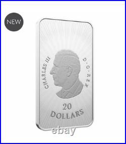 2026 Canada $20 CN Tower 50th anniv IT GLOWS! (light inc)-99.99% silver coin
