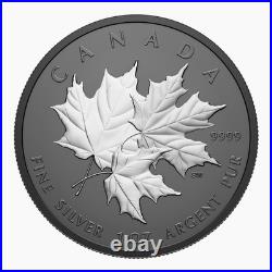 2026 Canada $20 Triple Maple Leaf with Rhodium Plating 1 oz Fine Silver Coin