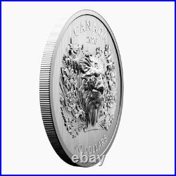 2026 Canada $50 Heraldic Lion. 9999 Fine Silver Coin