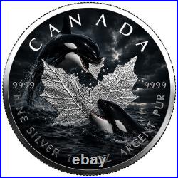 2026 Canada Maple Leaf 1 oz Silver Orca Edition Canada's Wilderness