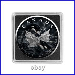 2026 Canada Maple Leaf 1 oz Silver Orca Edition Canada's Wilderness