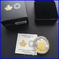 2026 Canada Peace Dollar 1 Oz Fine Silver Coin Selective Gold Plated