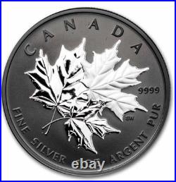 2026 Canada Triple Maple Black Rhodium 1 oz. 9999 Silver Coin OGP