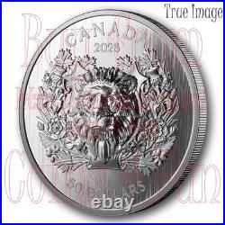 2026 Heraldic Animal #2 Lion $50 Proof Pure Silver EHR/UHR Coin Canada