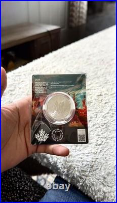 2026 Treasured Silver Maple Leaf Wolf Privy Mark 1 oz. Silver Coin
