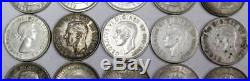 20X damaged Canada Silver Dollars 8X 1936 6X 1939 6X 1953 one roll 20-coins