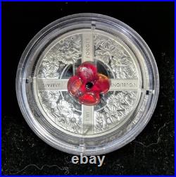 219 $20 Canada Lest We Forget Silver Coin