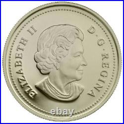 25.3g Silver Coin 2009 Canada $8 Sterling Maple of Wisdom Swarovski Dragon