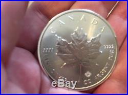 25 X 1OZ Fine Silver 2018 Roll Canada Coins Maple Leaf Royal Canadian Mint RCM
