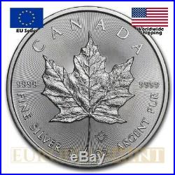 25 x Random Years 1 oz $5 CAD Canadian Silver Maple Leaf (tube)