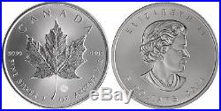25x 2014 1oz Canadian Silver Maple Leaf Bullion Coin