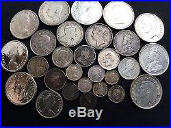 28 Canada Silver Coin Lot