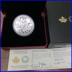 2 OZ 99.99 Silver $30 Coin 2017 Flora and Fauna of Canada