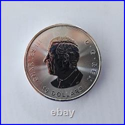 2 oz 2024 RCM Royal Canadian Mint Twin Maple Leaf. 9999 Fine Silver Bullion Coin