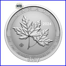 2 oz 2024 Twin Maple Leaves Silver Coin (New). 999 Royal Canadian Mint 2 oz 2024 Twin Maple Leaves Silver Coin (New). 999 Royal Canadian Mint