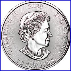 2 oz Silver Canada 2020 Creatures of the North The Kraken. 9999 Fine BU $10 Coin