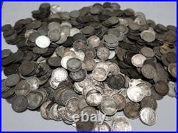 30 Silver 5 Cent Canada Coins Rough Damaged Pick Of 30 Coins From The Lot Shown