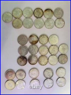 35pcs 1953-66 CANADA Voyagers/Charlottetown/goose Genuine Silver Dollar Coin