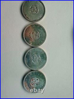 35pcs 1953-66 CANADA Voyagers/Charlottetown/goose Genuine Silver Dollar Coin