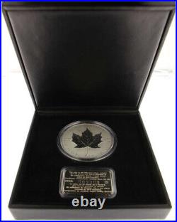 $50 10-Ounce Fine Silver Coin 10th Anniversary of the Silver Maple Leaf