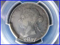 50 cents 1890H PCGS VF-20 Canada Queen Victoria silver coin c ¢ half dollar