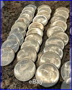50 x 1967 Silver Goose Dollar Unc Coins Canada 1- Canada's 150th Anniversary