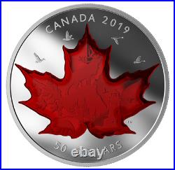 5 oz. Pure Silver Coin Celebrating Canada's Classic Icons (Free Shipping)