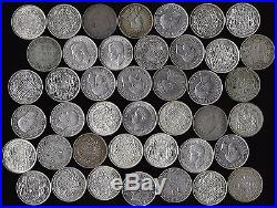 $60 FACE VALUE CANADA SILVER COINS (10/25/50¢) SEE THE PICTURES NO RESERVE