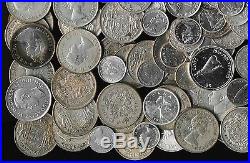 $60+ Face Value Old Canada Silver Coins (10/20/25/50¢) Many Halfs No Reserve